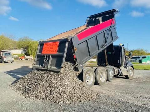 Carver Donates 100 Tons of Stone to the VFW Post 9594 and Hudson Valley Little League