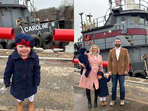 Unveiling the CAROLINE M: A Ceremony of Maritime Tradition and Heartfelt Celebration at Carver Marine Towing