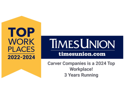 Carver Companies Recognized as a 2024 Top Workplace by the Times Union!