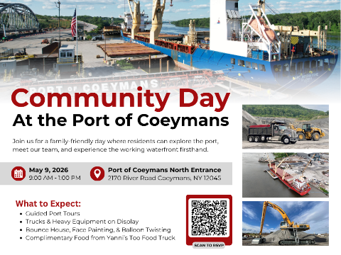 Carver Companies to Host Community Day at the Port of Coeymans on May 9
