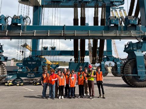 Ravena Innovation Station Students Visit Port of Coeymans