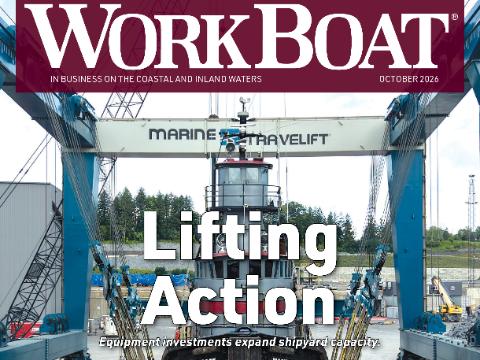 Carver Marine Steel Works Featured on WorkBoat Magazine Cover